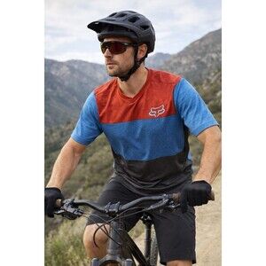 Fox Active Ab Infinitum Stretch Shirt Side Zip Pocket Size Medium EUC